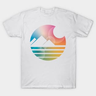 Vintage Sunset Mountain T-Shirt